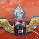 Royal Thailand Army Parawing pin Airborne wings Balloon Blue