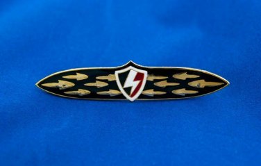 Special Weapons And Tactics S.W.A.T. Thai Police Metal Insignia Chevron Badge