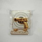 Royal Thai Military 3rd Class infantry Pistol Metal Badge
