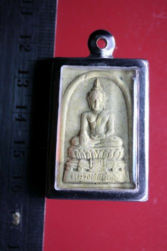 S06-Phra Somdej Uhootong Back Yantra Buddhist Talisman Thai Amulet Pendant Magic