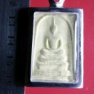 S11-Phra Somdej White Yellow Rare Buddhist Talisman Thai Amulet Pendant Magic