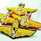 3Wings Thai Army Airborne Freefaller Parachutist, 1 Master Pilot Police Handmade