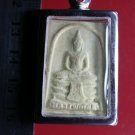 S12-Phra Somdej Vintage Yantra Sam Buddhist Talisman Thai Amulet Pendant Magic
