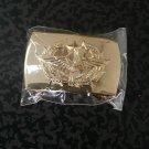 Belt buckle RTAF Thai Air Force Soldier gold color RTAF Collectible Militaria