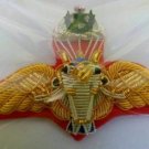 Old Royal Thailand Army Master Parawing pin Airborne wings Militaria Original