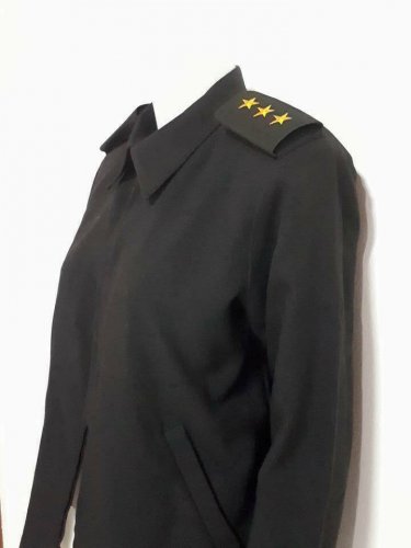 Jacket Green OD Captain Rank Royal Thai army corps Soldier Shoulder Boards