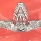 Master ROYAL THAI AIR FORCE TRANSPORTATION METAL WING BADGE PIN Militaria
