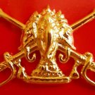 Royal Thai army Finance corps Soldier metal BADGE PIN Thailand Military
