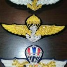 Marine Parachutist Wings and Honorary Thai air force Sillver Color Handmade