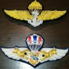 Marine Parachutist Gold,Wings Honorary Colors Thai air force Freefaller Handmade
