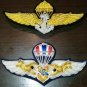 Marine Parachutist Gold,Wings Honorary Colors Thai air force Freefaller Handmade