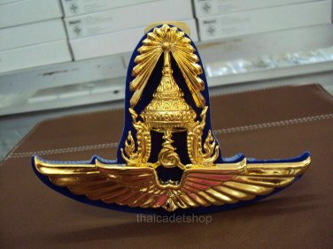 ROYAL THAI AIR FORCE OBSOLETE VEHICLE GRILL METAL BADGE CREST WING NEW BADGE