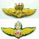 2 Thai Army Balloon Green Training Corps Student, Honorary Class Police Handmade