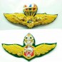 2 Thai Army Balloon Green Training Corps Student, Honorary Class Police Handmade