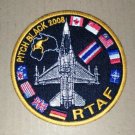 PITCH BLACK 2008 RTAF ROYAL THAI AIR FORCE Patch