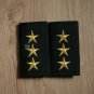 1 Pair Captain Rank Royal Thai army corps Soldier Shoulder Boards Fabric Pair #1