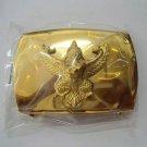Garuda Thai Air Force belt buckle Soldier gold color RTAF Collectible Militaria