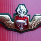 Balloon Green, Royal Thai Army Parachutist Wings Badge PIN Thailand Military