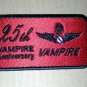 25th Vampire Anniversary Tagname Royal Thai Air Force Militaria Patch