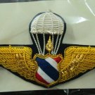 Junior Class Royal Thai Air Force Parachutist Airborne Badge Wing Pin, RTAF