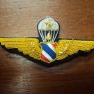 Senior Class Royal Thai Air Force Parachutist Airborne Badge Wing Pin, RTAF