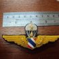 Senior Class Royal Thai Air Force Parachutist Airborne Badge Wing Pin, RTAF