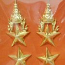 Lieutenant Colonel, Lt.Col. Rank Royal Thai Army Metal Badge RTA PIN