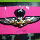 Royal Thai Air Force Badge Wing Pin Freefaller Militaria