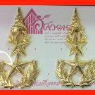Thai Army Corps regimental gilded lapel pin badge Militaria Surplus Medals