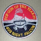 TOP GUN OF THE YEAR05 403 NIGHT FALCON Royal Thai Air Force Militaria Patch