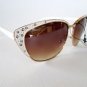 Women's Vintage Cat Eye Shaped Classic Sunglasses with Rhinestones