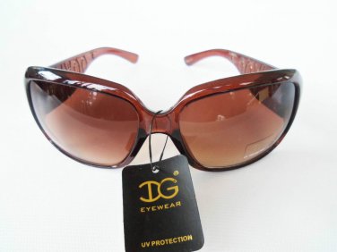 New Style Women's Sunglasses with Black and Brown Lens