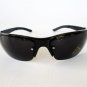 Good Brand New Sporty Shied Sunglasses With Black Lens and Black Plastic Frame