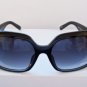 Women's Black Square Shape Sunglasses Glasses With Black and Brown Lens
