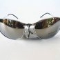 New Mens Sunglasses With Oval Shape, Mirror Lens in Black, Gold and Silver Frame