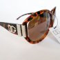 New Style Women's Oval Sunglasses and Shades with Brown, Black and White Frames