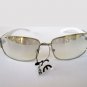 Brand New Style Women's White Sunglasses, Clear Lens, With Semi-Square Shaped