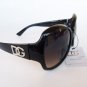 Classic Women's Sunglasses With Black Lens and Frames