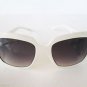 White Color Sunglasses and Shades With Square Shaped & Black Lens For Women