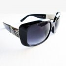 Women's High Fashion Square Shape or Semi Oval Women's  Black Sunglasses
