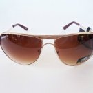 Unisex Sunglasses For Men and Women Metal Gold Frame Aviator Style