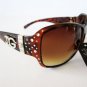 New High Rhinestones Women's Brown DG Eywear Sunglasses with Tortoise Frames