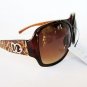 Good Style High Fashion Women's Sunglasses With Brown Lens and Dark Brown Frames