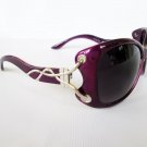 Brand New Cat Eye Sunglasses and Shades With Red-Violet Frames and Dark Lens