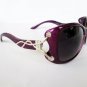 Brand New Cat Eye Sunglasses and Shades With Red-Violet Frames and Dark Lens
