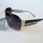Designer's DG Eyewear Black Shield Sunglasses and Shades for Women