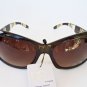 Classic Style Women's Sunglasses With Brown and Black Lens
