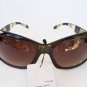 Classic Style Women's Sunglasses With Brown and Black Lens