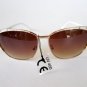 Cat Eye, Butterfly Sunglasses with Brown, Black Lens and Rhinestones for Women