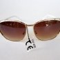 Cat Eye, Butterfly Sunglasses with Brown, Black Lens and Rhinestones for Women
